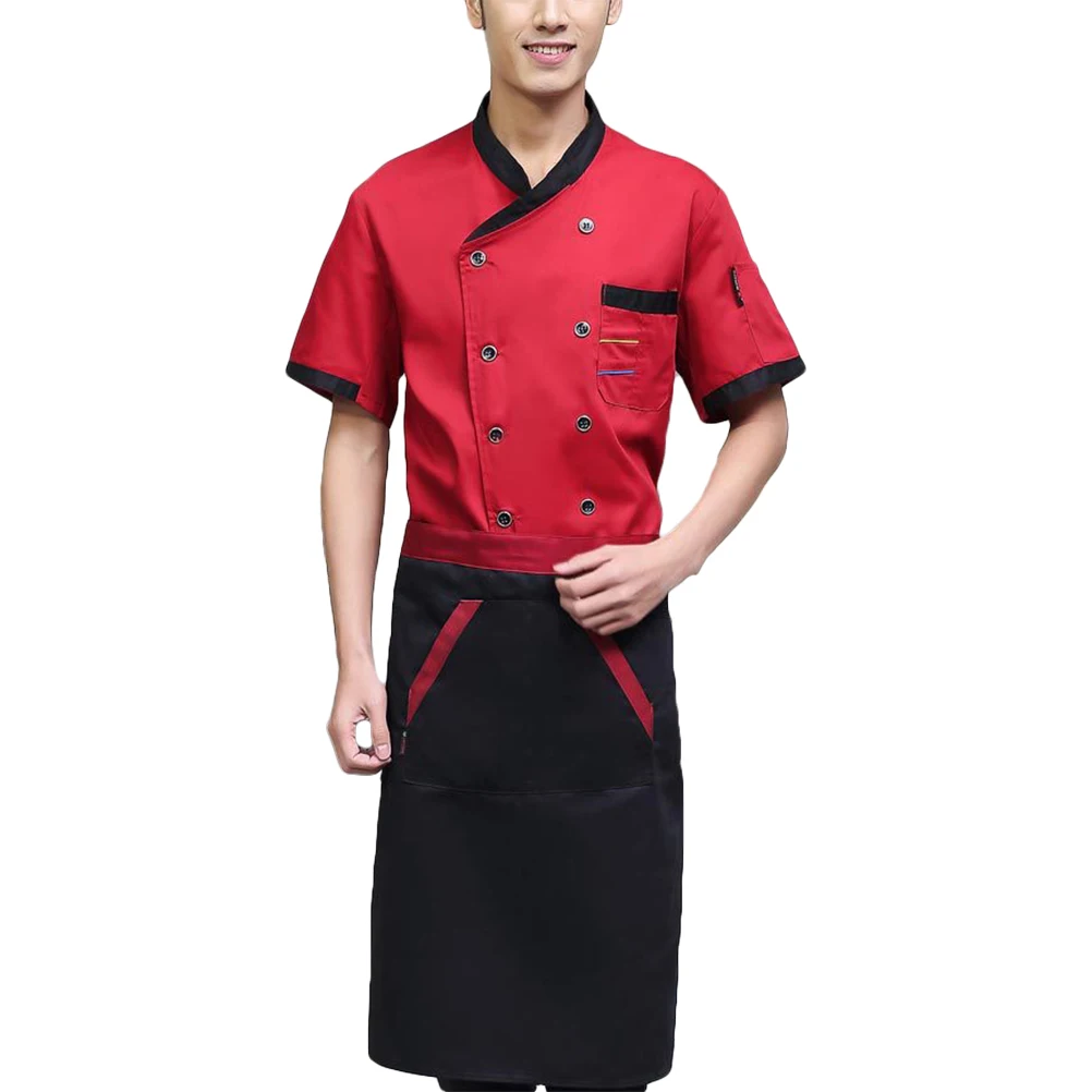 Uniform Short Sleeve Breathable Oil Proof Easy Wash Catering Jackets Hotel Kitchen Apparel
Uniform Short Sleeve Breathable Oil Proof Easy Wash Catering Jackets Hotel Kitchen Apparel