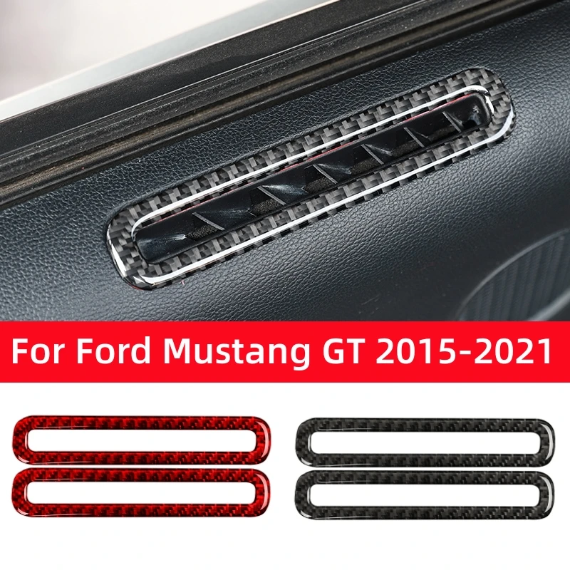 For Ford Mustang GT 2015-2021 Car Accessories Carbon Fiber Auto Side Door Defogger Air Vent Outlet Frame Sticker Interior Trim
For Ford Mustang GT 2015-2021 Car Accessories Carbon Fiber Auto Side Door Defogger Air Vent Outlet Frame Sticker Interior Trim