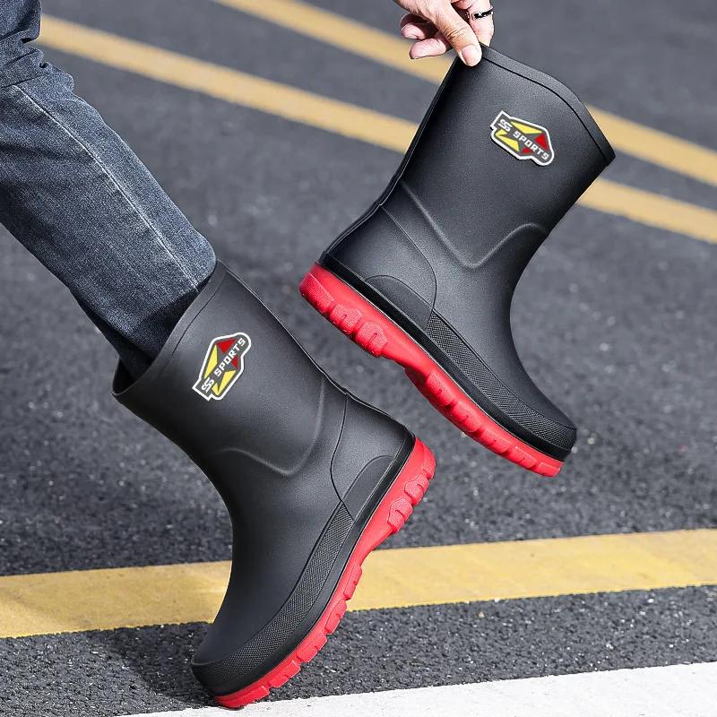 Fashionable Men's Rain Comfort and Warm Commuting Large Size 39-48 Rubber Shoes Mid-tube Outdoor Non-slip Fishing Water Shoes
Fashionable Men's Rain Comfort and Warm Commuting Large Size 39-48 Rubber Shoes Mid-tube Outdoor Non-slip Fishing Water Shoes