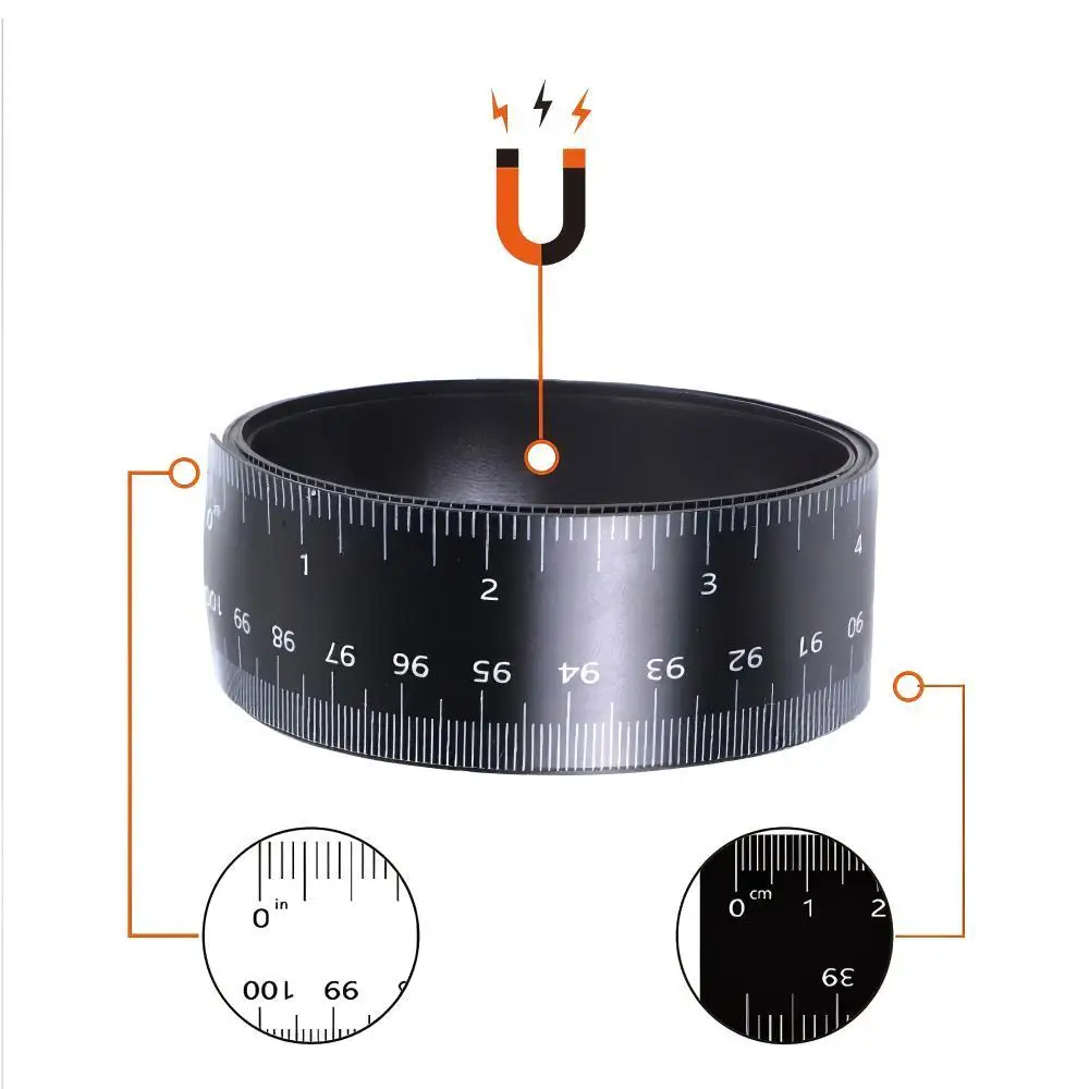 Magnetic Soft Rubber Ruler Set for Accurate for measurement & Decorative Borders - Cut & Move Freely
Magnetic Soft Rubber Ruler Set for Accurate for measurement & Decorative Borders - Cut & Move Freely