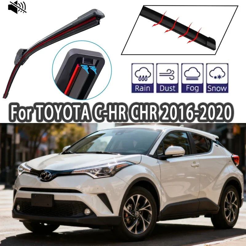 2PCS For TOYOTA C-HR CHR 2016-2020 2017 2018 2019 26"+16" Front Wiper Blades Windshield Windscreen Window Cutter Accessories
2PCS For TOYOTA C-HR CHR 2016-2020 2017 2018 2019 26"+16" Front Wiper Blades Windshield Windscreen Window Cutter Accessories