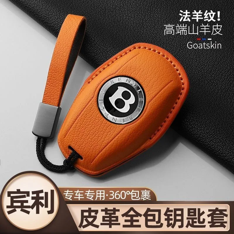 Special Bentley Car key Case Continental Bentayga Flying Spur key buckle High-End Full-cover Goatskin For Men And Women NewStyle
Special Bentley Car key Case Continental Bentayga Flying Spur key buckle High-End Full-cover Goatskin For Men And Women NewStyle