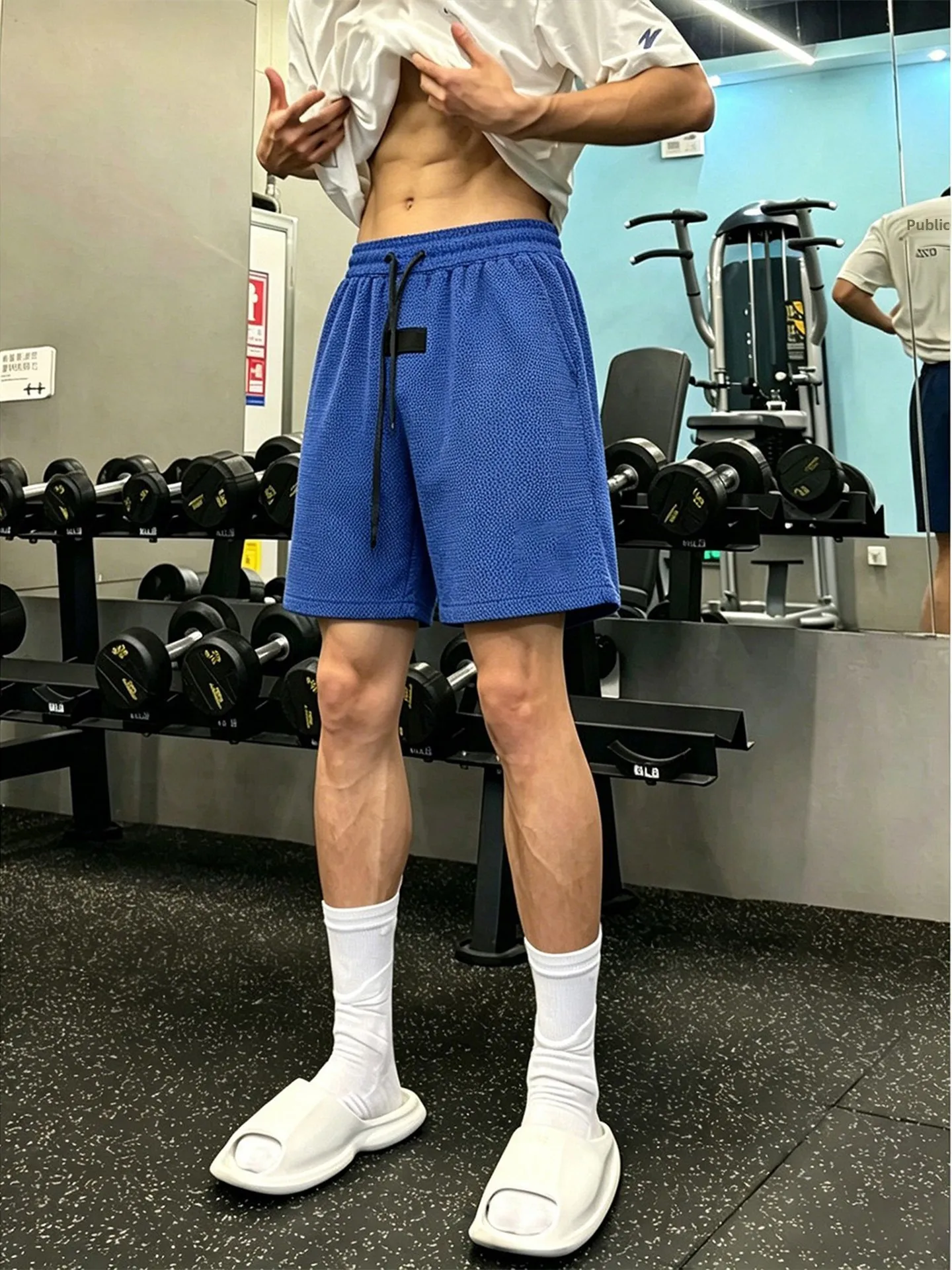 Klein Blue Men's Loose Fit Straight Leg Shorts Fitness Training Sportswear Casual mid Waist Five Inch mid Pants
Klein Blue Men's Loose Fit Straight Leg Shorts Fitness Training Sportswear Casual mid Waist Five Inch mid Pants
