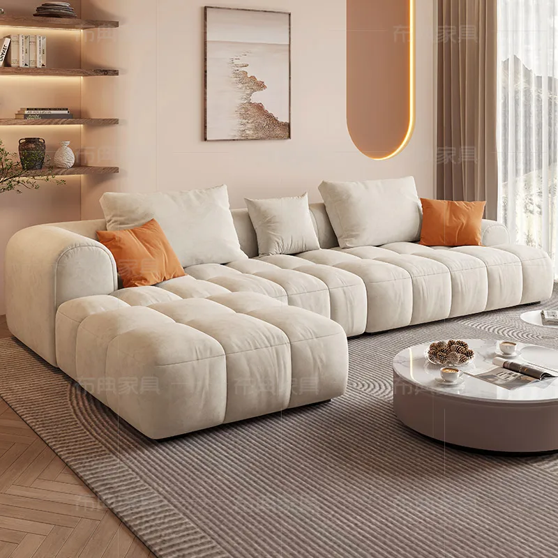 Fabric Corner Sofas Fliving Room Minimalist Comfortable Lounge Sofa Puff Modern Divano Soggiorno Di Lusso Nordic Furniture
Fabric Corner Sofas Fliving Room Minimalist Comfortable Lounge Sofa Puff Modern Divano Soggiorno Di Lusso Nordic Furniture