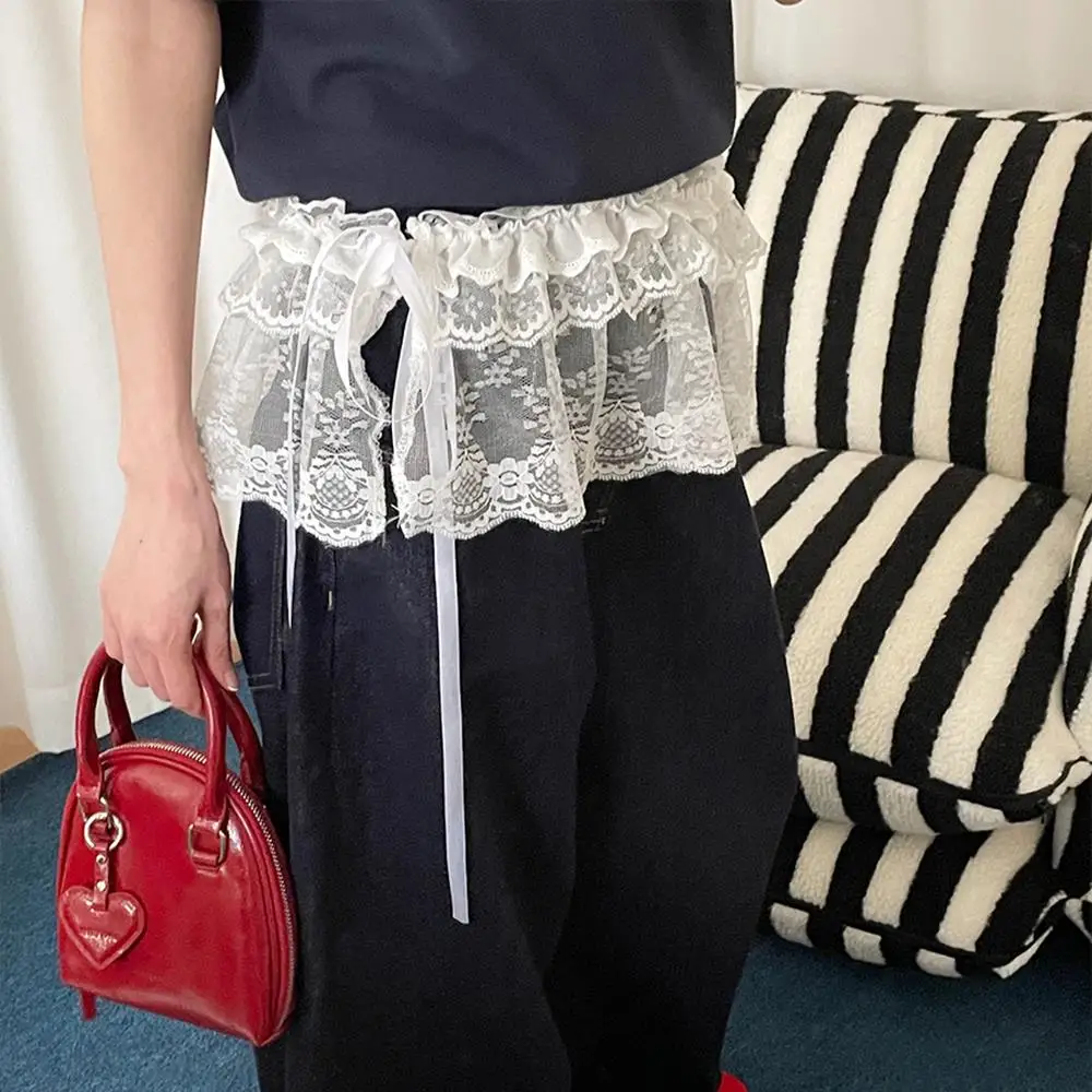 Flower Lace Layered Gauze Skirt Y2k Streetwear Agaric Laces Mini Skirts Bandage Tulle Dress Spring Autumn High Waist Short Skirt
Flower Lace Layered Gauze Skirt Y2k Streetwear Agaric Laces Mini Skirts Bandage Tulle Dress Spring Autumn High Waist Short Skirt