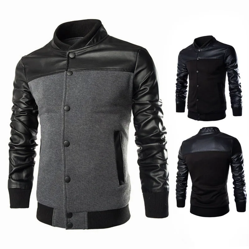 Wholesale 2021 autumn winter thicken thermal Casual fashion leisure men England color matching jacket collar PU stitching coat
Wholesale 2021 autumn winter thicken thermal Casual fashion leisure men England color matching jacket collar PU stitching coat