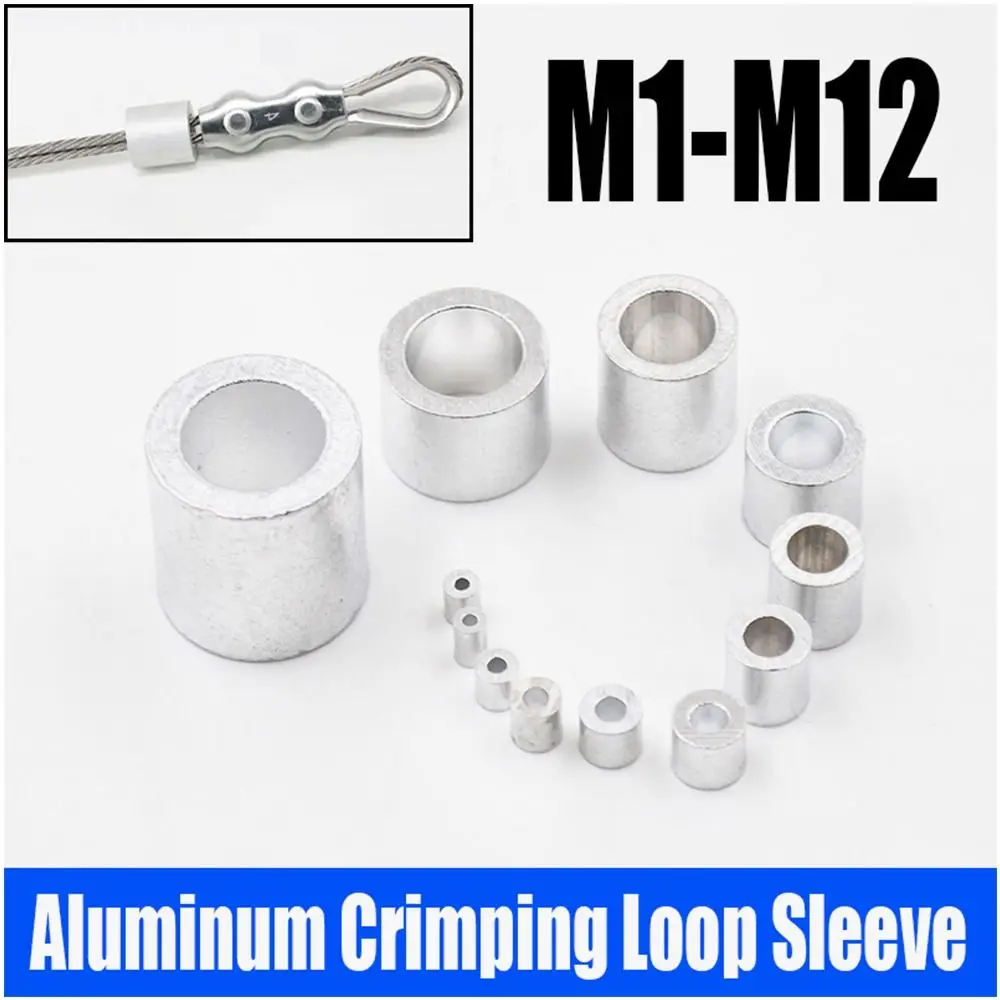 10-50Pcs Durable M1 to M12 Crimp Sleeve Fixing Clip Round Single Hole Cable Clip Hardware Aluminum Wire Ferrules Steel Wire Rope
10-50Pcs Durable M1 to M12 Crimp Sleeve Fixing Clip Round Single Hole Cable Clip Hardware Aluminum Wire Ferrules Steel Wire Rope