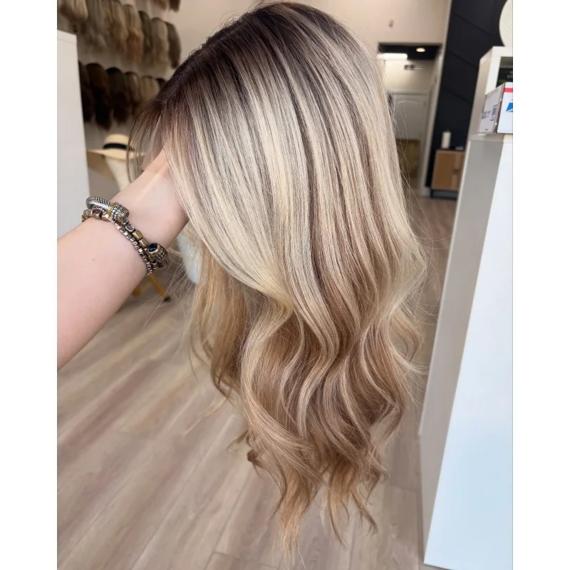 Ombre Brown to Blonde Lace Front Glueless Wig Heat Resistant Fiber For Women Cosplay Wig Body wave wig
Ombre Brown to Blonde Lace Front Glueless Wig Heat Resistant Fiber For Women Cosplay Wig Body wave wig
