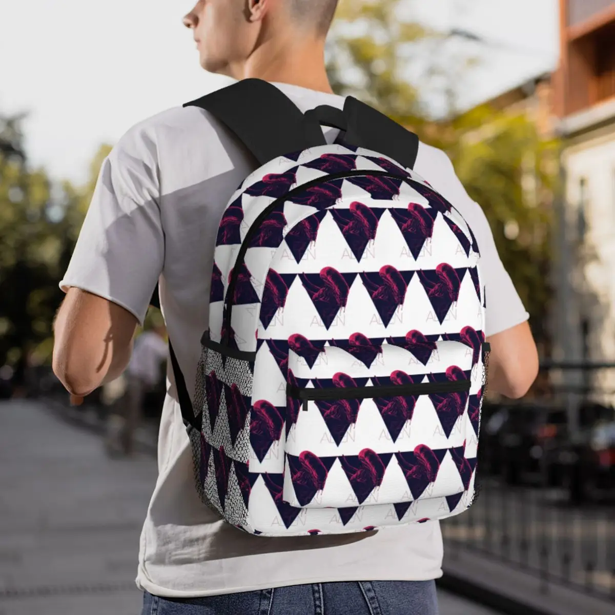Movie Alien Backpack Daypack Large Capacity Children BookBag School Bag Shoulder Bags for Men Women
Movie Alien Backpack Daypack Large Capacity Children BookBag School Bag Shoulder Bags for Men Women