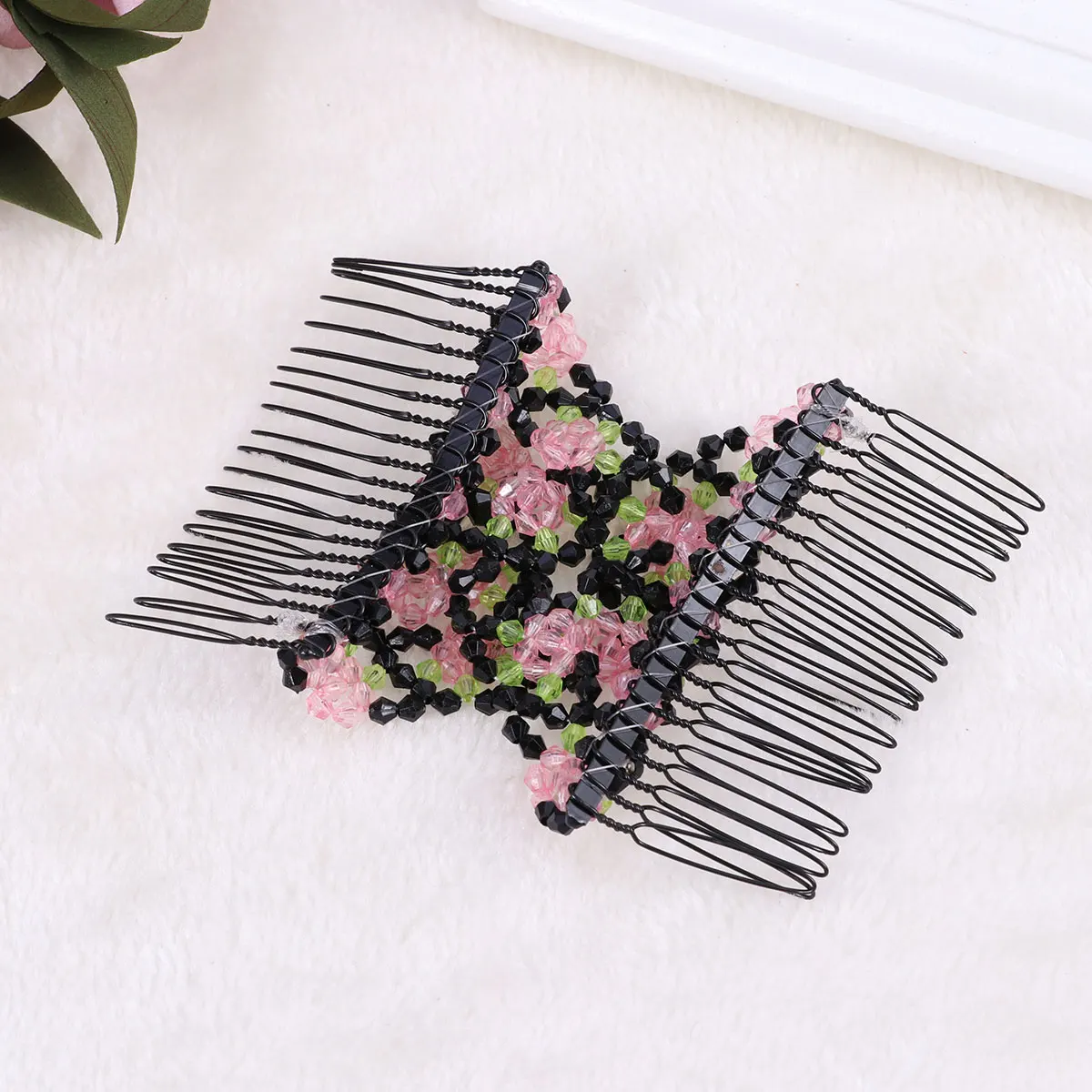 Rose Comb Double Row Clips Slide Lightweight All Types Hair Styling Tool Easy Use Strong Design Holds Hair
Rose Comb Double Row Clips Slide Lightweight All Types Hair Styling Tool Easy Use Strong Design Holds Hair