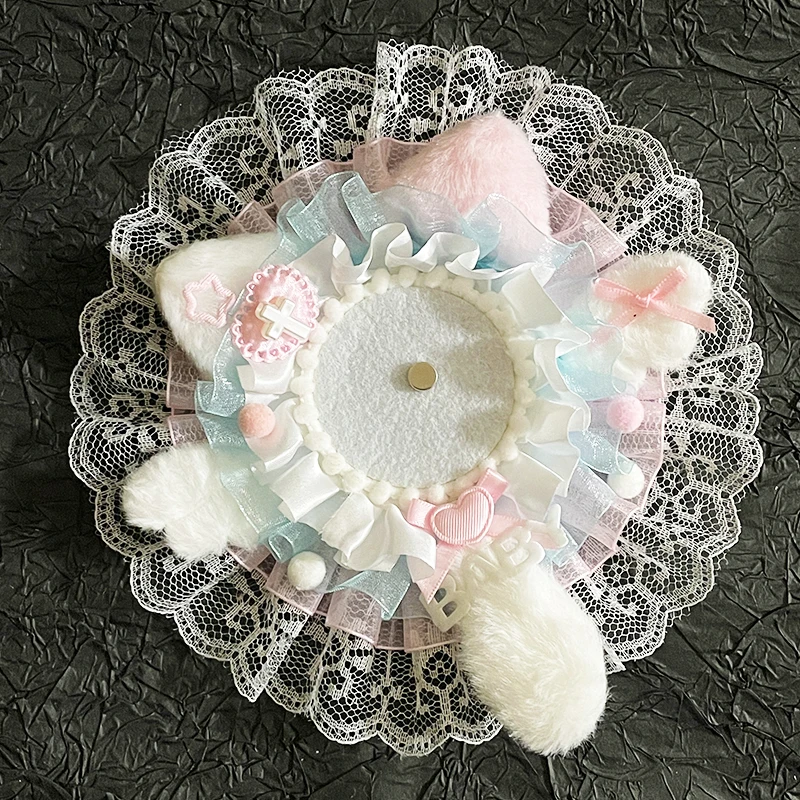 5 Colorful Lolita-Style Cute Round Plush Lace Badge Holders, Baby Handmade DIY Finished Products, Anime Cartoon Character Merchandise Badge Display Decorations, Fan Club and Otaku Style Ita Bag Decorations Badge Holders
5 Colorful Lolita-Style Cute Round Plush Lace Badge Holders, Baby Handmade DIY Finished Products, Anime Cartoon Character Merchandise Badge Display Decorations, Fan Club and Otaku Style Ita Bag Decorations Badge Holders