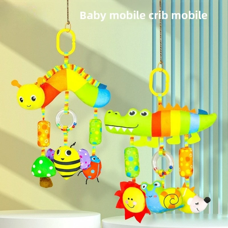 Colorful Baby Stroller Toy, Cartoon Animal Wind Chime Car Hanging Baby Sleep Bed Decoration Soothing Toy with Hanging Loop
Colorful Baby Stroller Toy, Cartoon Animal Wind Chime Car Hanging Baby Sleep Bed Decoration Soothing Toy with Hanging Loop