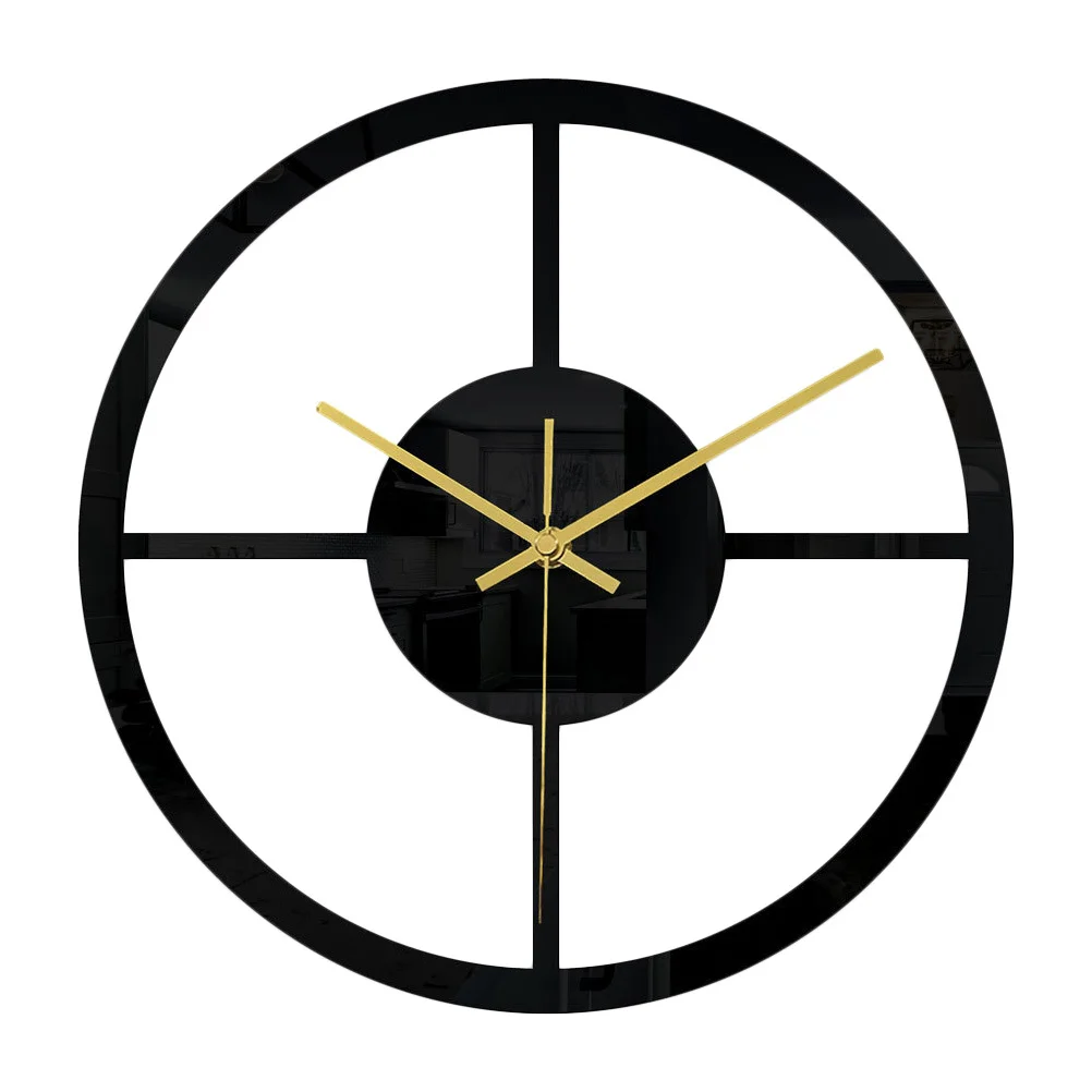 Black Acrylic 3D Wall Clock with Silent Movement Compact Decorative Wall Clock for Living Room Bedroom Bar Club Decor
Black Acrylic 3D Wall Clock with Silent Movement Compact Decorative Wall Clock for Living Room Bedroom Bar Club Decor