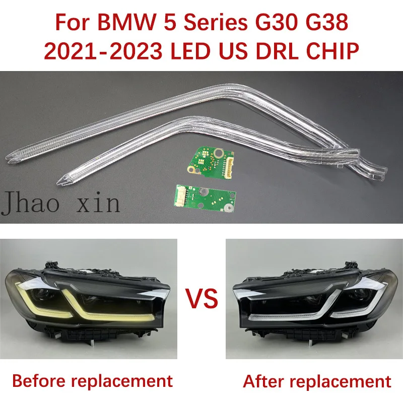 Angel Eye Circuit Board White Light Car Headlight DRL CHIP Tube Ballast Module for BMW 5 Series G30 G38 2021-2023 LED US Version
Angel Eye Circuit Board White Light Car Headlight DRL CHIP Tube Ballast Module for BMW 5 Series G30 G38 2021-2023 LED US Version