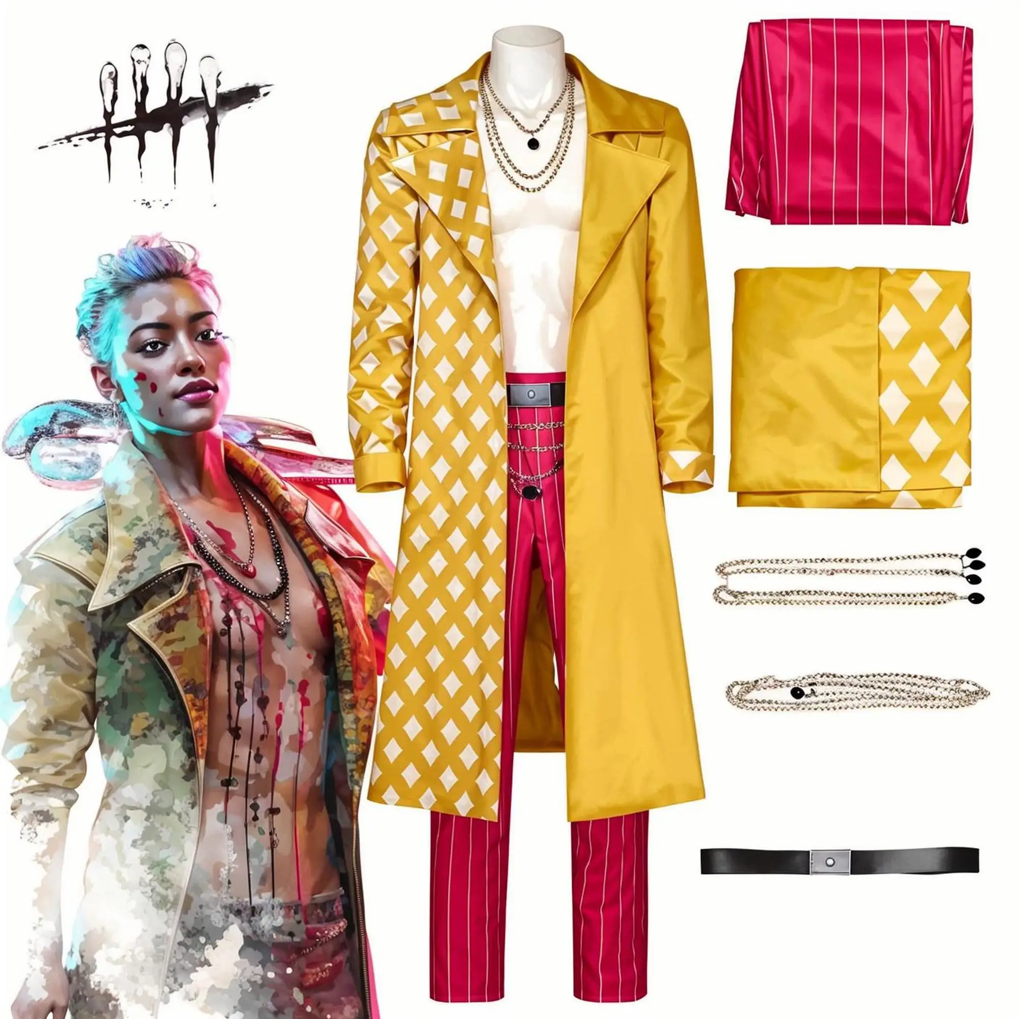 GrickSter Giegie Cosplay Fantasy Costumes For Adult Men Ha Ji-won Yellow Coat Pants Uniform Halloween Party Clothing
GrickSter Giegie Cosplay Fantasy Costumes For Adult Men Ha Ji-won Yellow Coat Pants Uniform Halloween Party Clothing