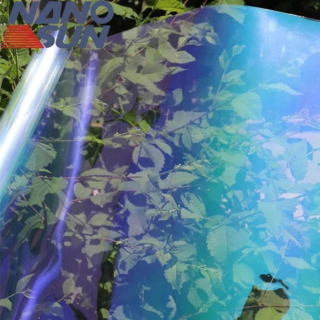 Оттенок хамелеона, синий и фиолетовый оттенок хамелеона, 80% Vlt, фиолетовая пленка-хамелеон для тонировки окон автомобиля 
Оттенок хамелеона, синий и фиолетовый оттенок хамелеона, 80% Vlt, фиолетовая пленка-хамелеон для тонировки окон автомобиля