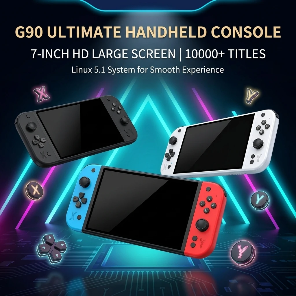 Upgraded G90 Portable Arcade Game Console Retro Handheld Gaming Device High Definition Display Rich Built-in Classic Games Long
Upgraded G90 Portable Arcade Game Console Retro Handheld Gaming Device High Definition Display Rich Built-in Classic Games Long