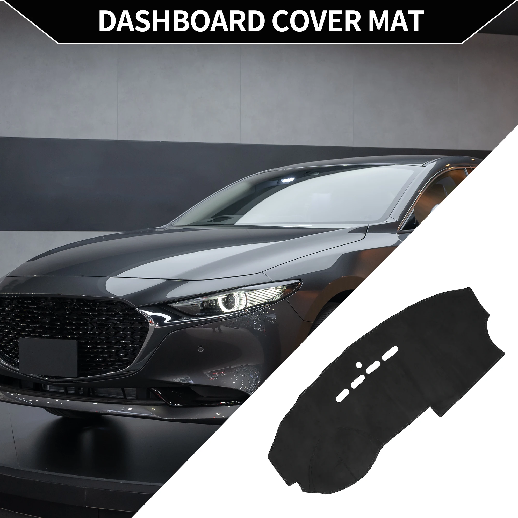 UXCELL коврик для приборной панели для Mazda 3 2003-2009, противоскользящий защитный коврик от солнца, Черная внутренняя отделка, автомобильные аксессуары
UXCELL коврик для приборной панели для Mazda 3 2003-2009, противоскользящий защитный коврик от солнца, Черная внутренняя отделка, автомобильные аксессуары