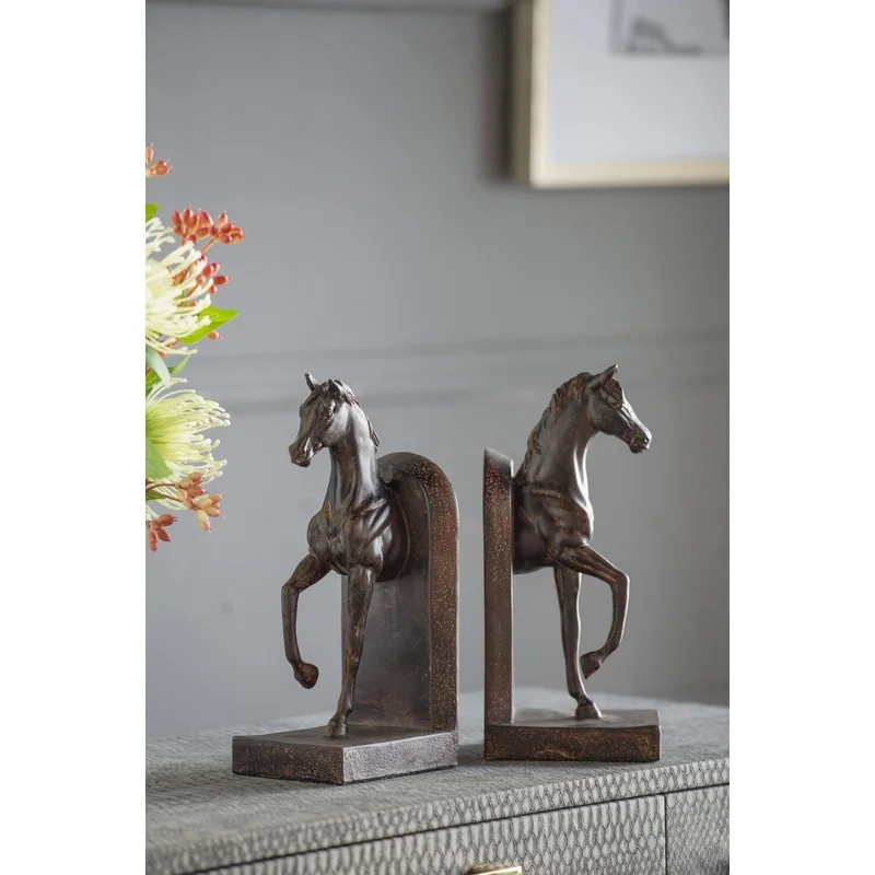 S2 5x4x10.5" Horse Bookends for Desk Decor
S2 5x4x10.5" Horse Bookends for Desk Decor