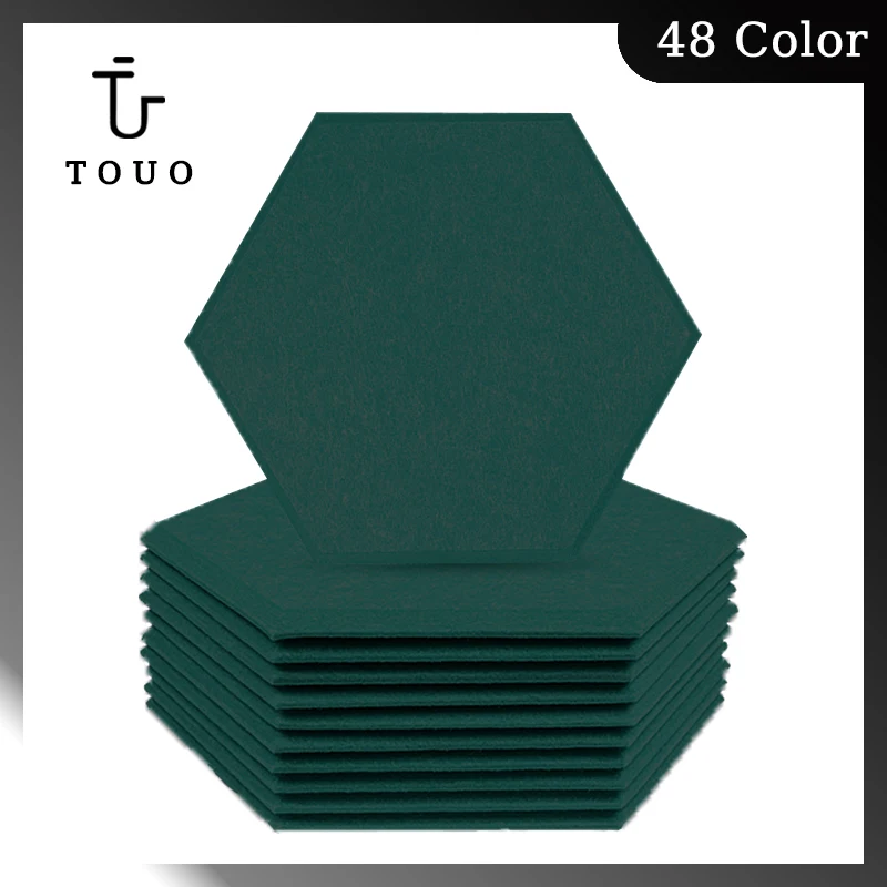 TOUO 12 Pcs Acoustic Panels Bedroom Soundproofing Treatment Panels Polyester Sound-Absorbing Sound Proof Wall Panel
TOUO 12 Pcs Acoustic Panels Bedroom Soundproofing Treatment Panels Polyester Sound-Absorbing Sound Proof Wall Panel