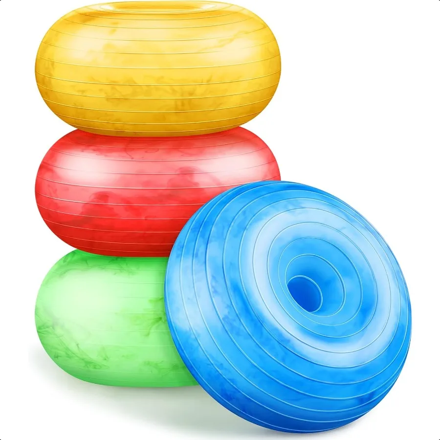4 Pcs Flexible Seating for Classroom Iatable Yoga Ball Chairs with Pump Donut Exercise Ball Chair Cushion Seat for Balance and
4 Pcs Flexible Seating for Classroom Iatable Yoga Ball Chairs with Pump Donut Exercise Ball Chair Cushion Seat for Balance and