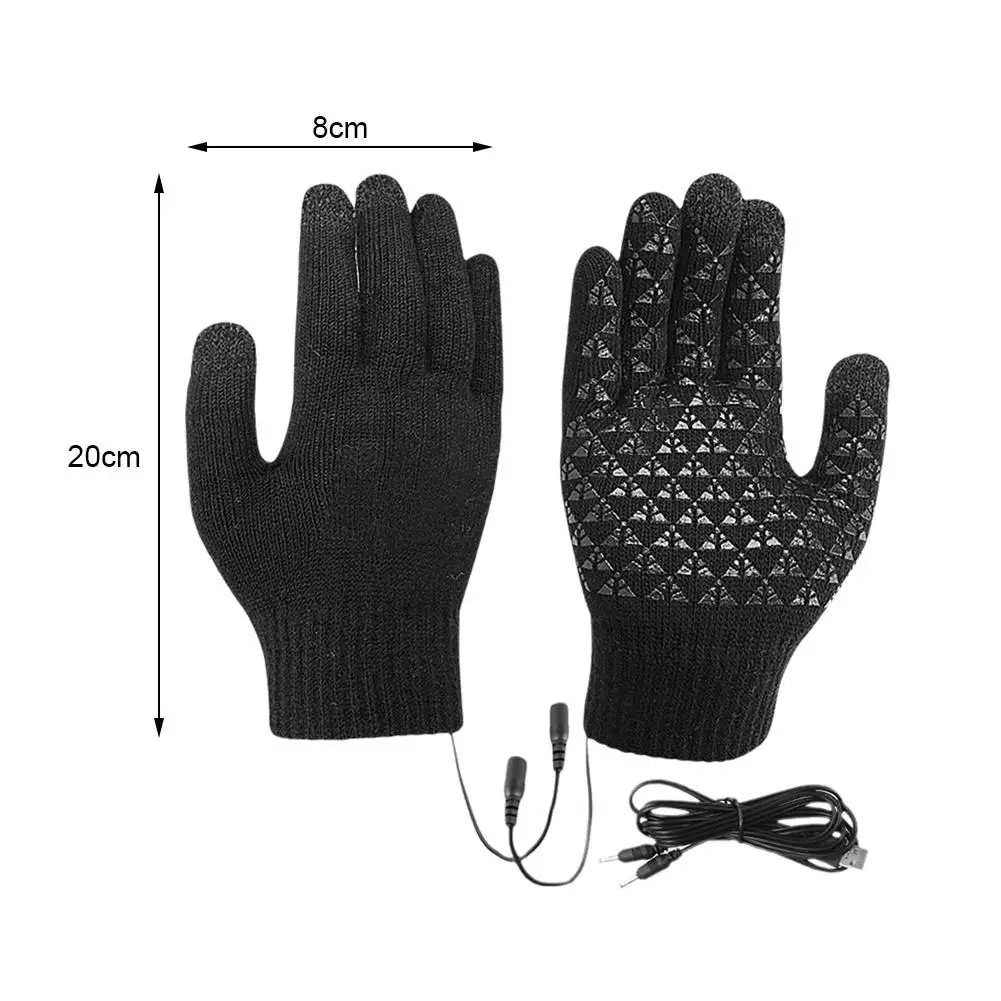 Electric USB Heated Gloves Winter Gloves Thermal Touch Screen Thermal Windproof Warm Knitted Glove Motorcycle Bicycle Gloves
Electric USB Heated Gloves Winter Gloves Thermal Touch Screen Thermal Windproof Warm Knitted Glove Motorcycle Bicycle Gloves