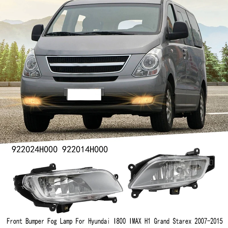 Left+Right Front Bumper Fog Lamp Driving Foglight For Hyundai I800 IMAX H1 Grand Starex 2007-2015 922024H000 922014H000
Left+Right Front Bumper Fog Lamp Driving Foglight For Hyundai I800 IMAX H1 Grand Starex 2007-2015 922024H000 922014H000