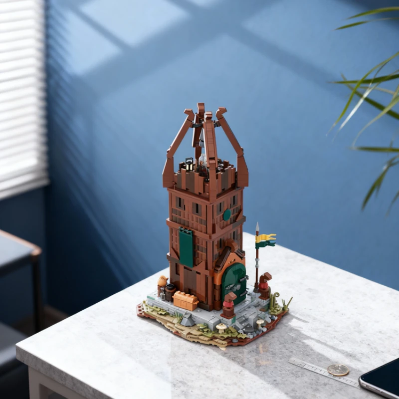 987 деталей MOC: Стража Родана, Средиземье, Хоббит, Властелин колец, модель из строительных блоков, декор для полки, украшение для дома, подарок на день рождения для детей
987 деталей MOC: Стража Родана, Средиземье, Хоббит, Властелин колец, модель из строительных блоков, декор для полки, украшение для дома, подарок на день рождения для детей
