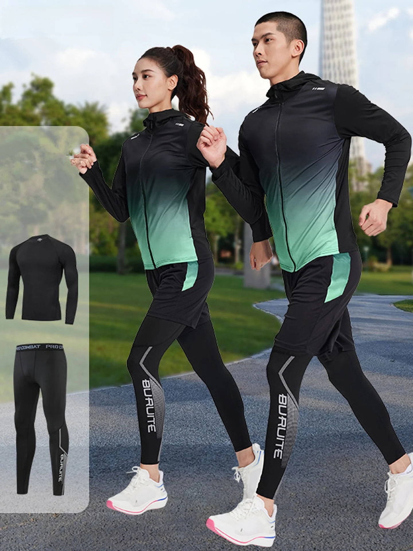 Высококачественный спортивный костюм, мужское оборудование для бега, одежда для фитнеса, одежда для утреннего бега, велоспорта, плотная, тихосохнущая, дышащая
Высококачественный спортивный костюм, мужское оборудование для бега, одежда для фитнеса, одежда для утреннего бега, велоспорта, плотная, тихосохнущая, дышащая