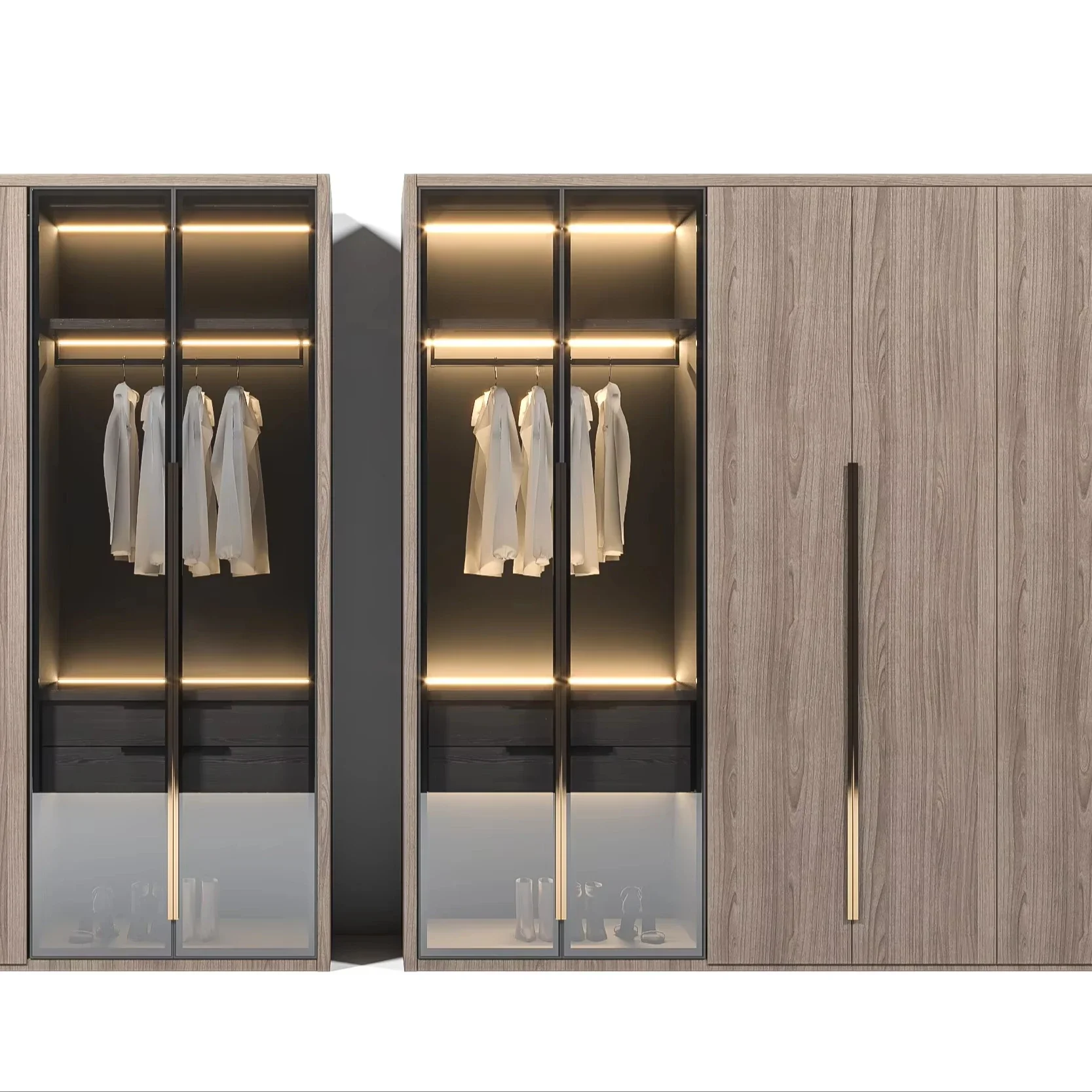 Supply Modern Durable Combination Golden Border Wardrobes
Supply Modern Durable Combination Golden Border Wardrobes