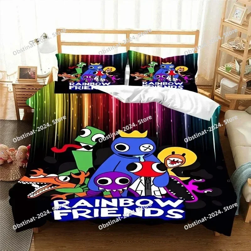 Rainbow Friends Pattern Quilt Cover Pillowcase Bedding Two or Three Piece Set Multi Size Comforter Set Duvet Cover Bedding Sets
Rainbow Friends Pattern Quilt Cover Pillowcase Bedding Two or Three Piece Set Multi Size Comforter Set Duvet Cover Bedding Sets