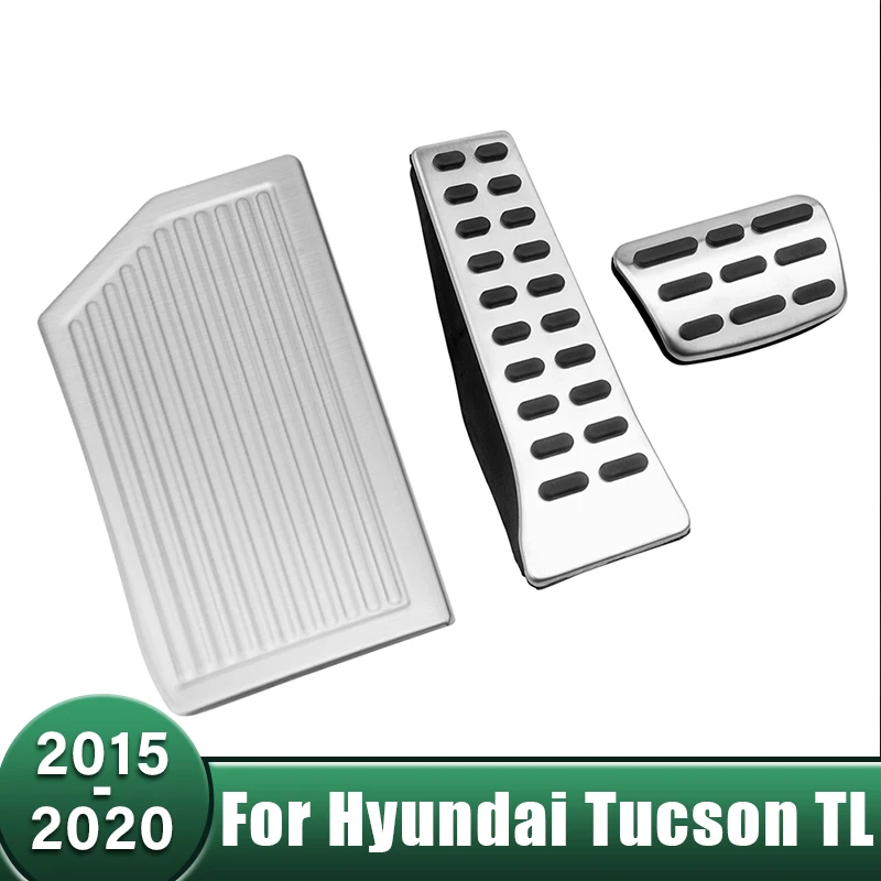 Stainless Car Accelerator Gas Brake Clutch Pedal Cover Footrest Pads Accessories For Hyundai Tucson TL 2015-2017 2018 2019 2020
Stainless Car Accelerator Gas Brake Clutch Pedal Cover Footrest Pads Accessories For Hyundai Tucson TL 2015-2017 2018 2019 2020