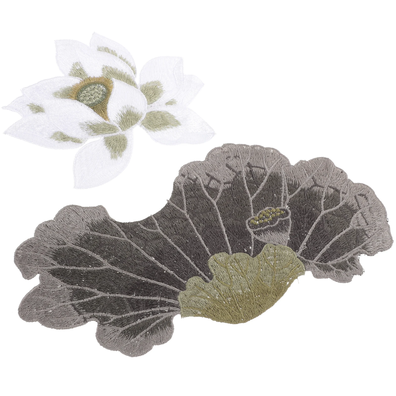 2pcs Flower Lotus Leaf Cloth Patches Iron On Clothing Repair Floral Applique Lightweight High Density Stitch for Jeans
2pcs Flower Lotus Leaf Cloth Patches Iron On Clothing Repair Floral Applique Lightweight High Density Stitch for Jeans