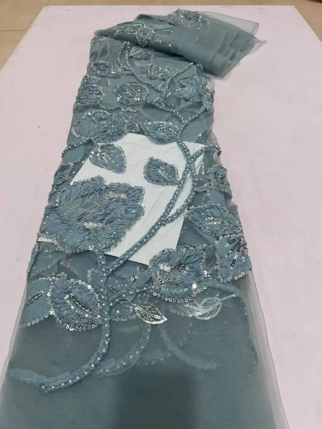 Elegant African Beads Lace Fabric Sequins Embroidery Beads Nigerian 2025High Quality French Tulle Lace Fabric For Wedding
Elegant African Beads Lace Fabric Sequins Embroidery Beads Nigerian 2025High Quality French Tulle Lace Fabric For Wedding
