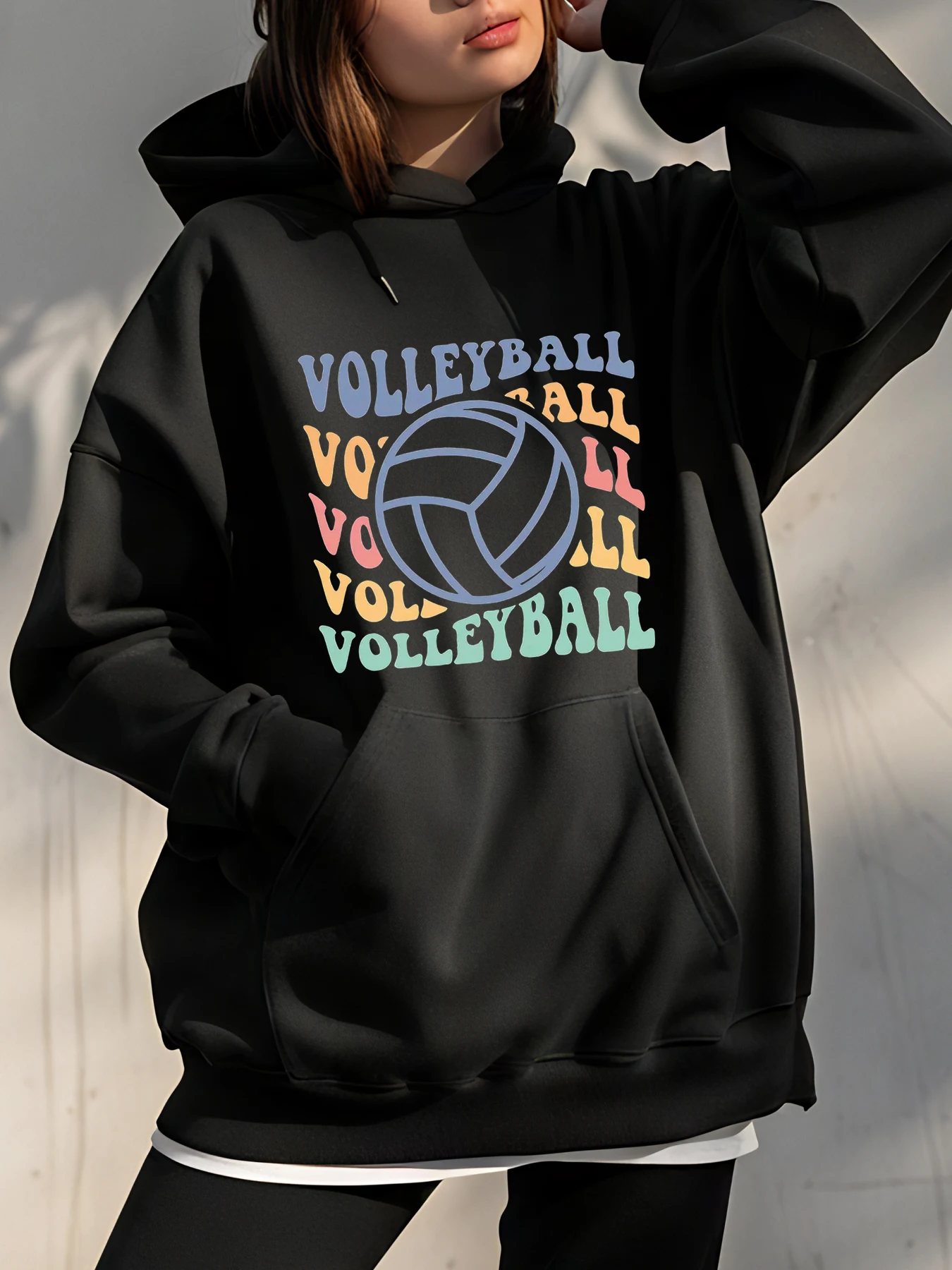 Волейбольная толстовка с красочным волейбольным принтом, толстовка унисекс, повседневная спортивная одежда для женщин и мужчин
Волейбольная толстовка с красочным волейбольным принтом, толстовка унисекс, повседневная спортивная одежда для женщин и мужчин