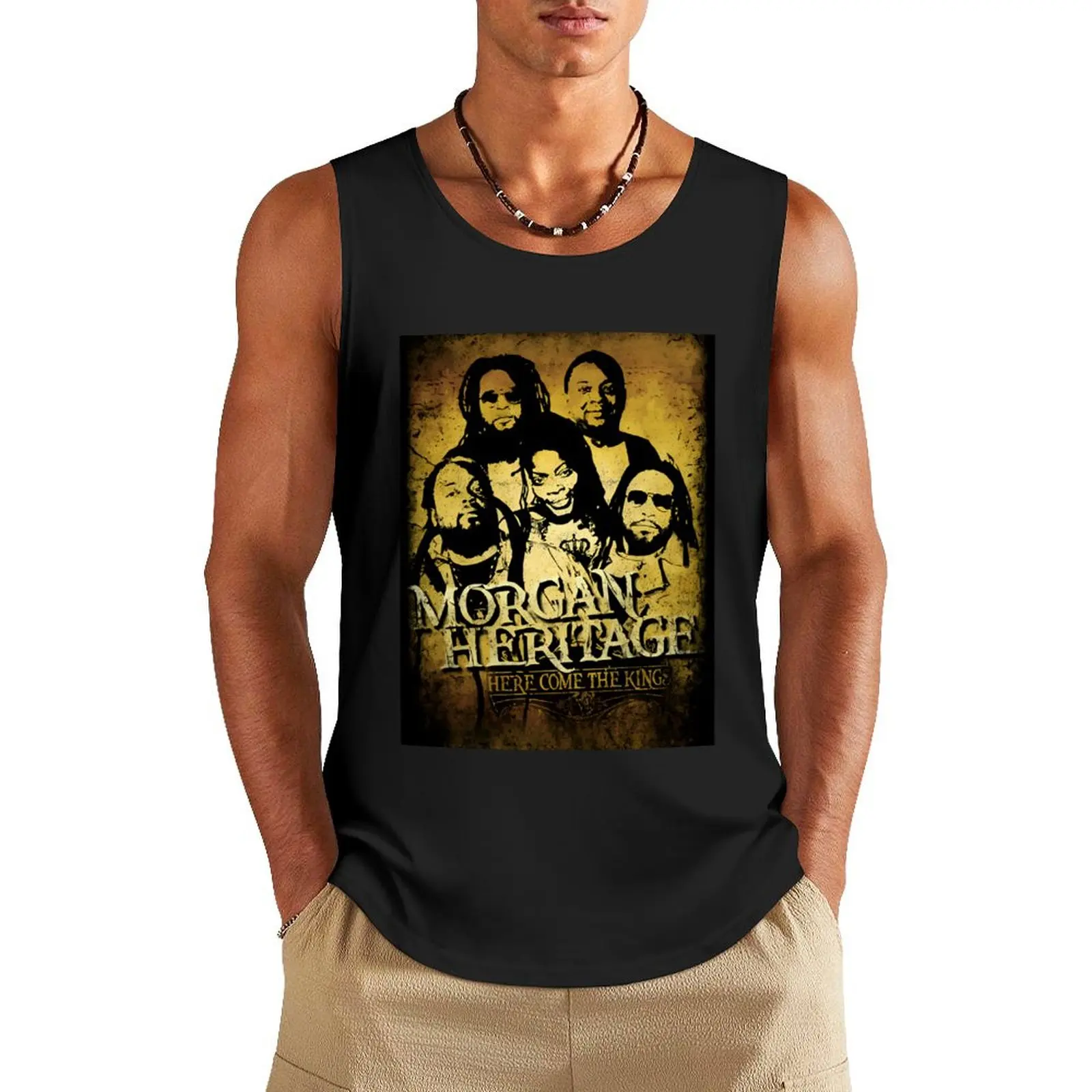 Morgan Heritage Jamaican Reggae Band Here Come The Kings Tank Top gym shirts t shirts Fitness men clothing
Morgan Heritage Jamaican Reggae Band Here Come The Kings Tank Top gym shirts t shirts Fitness men clothing