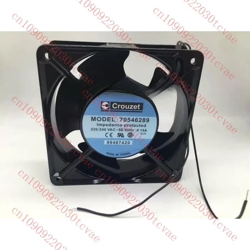 For Crouzet 70546289 99487420 220V 0.14A 2 wire Processor Cooler Heatsink Fan 
For Crouzet 70546289 99487420 220V 0.14A 2 wire Processor Cooler Heatsink Fan