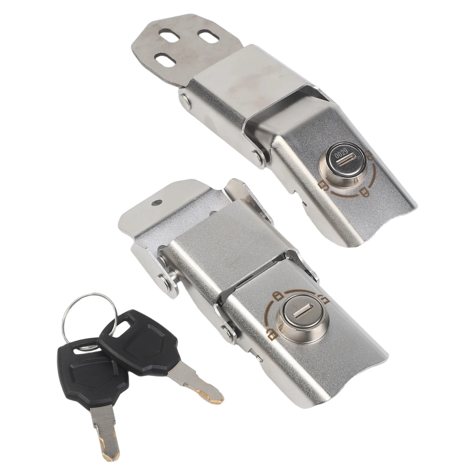 2Pcs Tail Box Lock Aluminum Alloy Quick Release Anti-Slip Rubber Pad Double-Ended Buckle Base Plate Storage Box Hardware
2Pcs Tail Box Lock Aluminum Alloy Quick Release Anti-Slip Rubber Pad Double-Ended Buckle Base Plate Storage Box Hardware