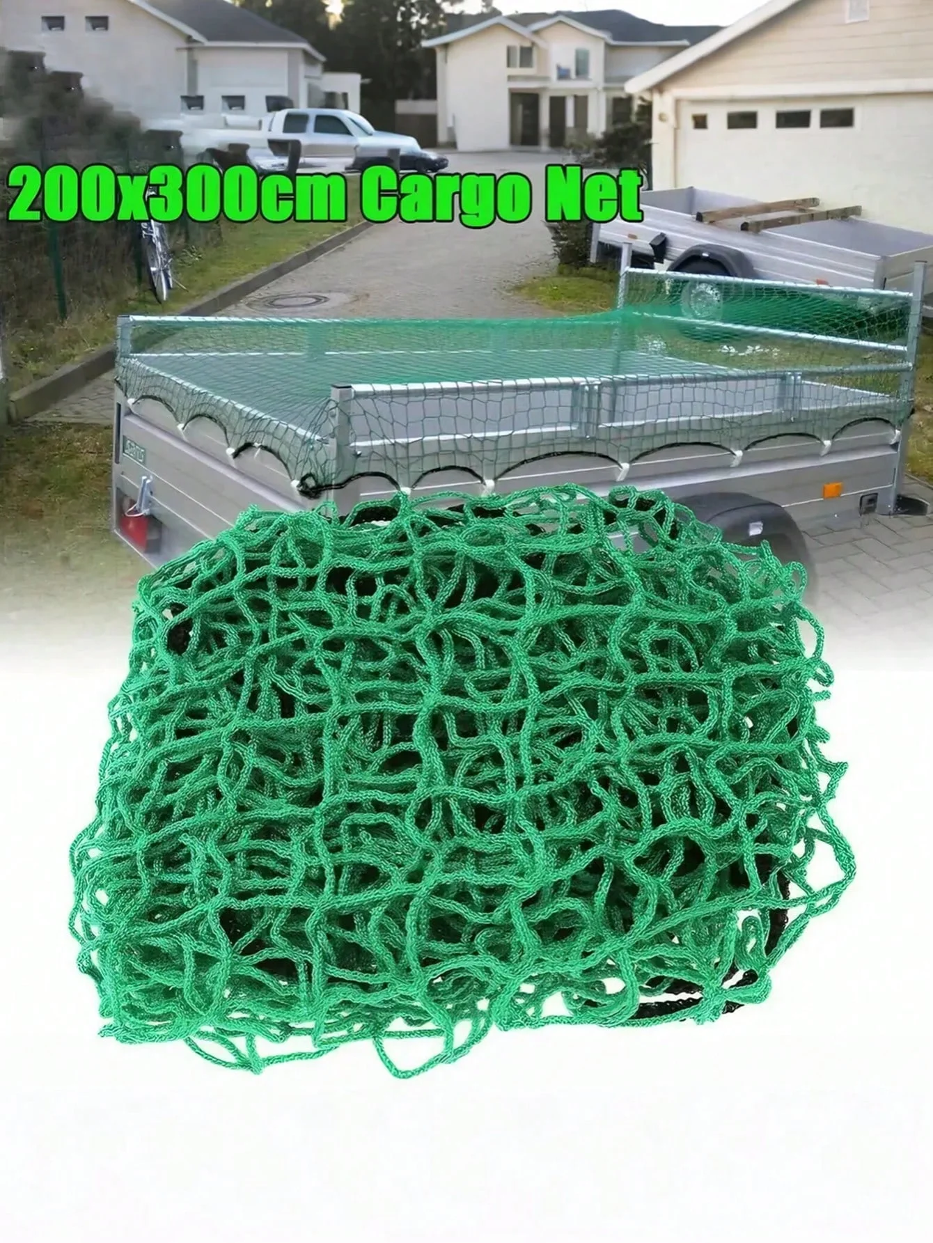 Сверхмощная грузовая сетка для прицепа/грузовика, 200x300 см, устойчивый к ультрафиолетовому излучению полиэтилен, грузовая/инструмент для предотвращения падения, водонепроницаемая/прочная, Roofto
Сверхмощная грузовая сетка для прицепа/грузовика, 200x300 см, устойчивый к ультрафиолетовому излучению полиэтилен, грузовая/инструмент для предотвращения падения, водонепроницаемая/прочная, Roofto
