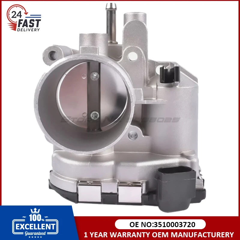 Electronic Throttle Body 3510003720,35100-03720,35100 037200 for Hyundai Accent Verna,KIA Pegas RIO G4LC 1.4L/1.6L 2011-2017
Electronic Throttle Body 3510003720,35100-03720,35100 037200 for Hyundai Accent Verna,KIA Pegas RIO G4LC 1.4L/1.6L 2011-2017