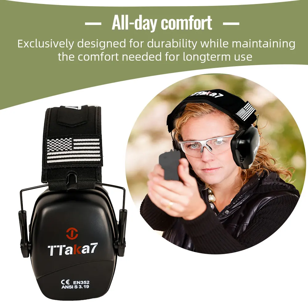 Original Outdoor Tactical Electronic Shooting Earmuff Outdoor Sports Anti-noise Headset Impact Sound Amplification Hearing
Original Outdoor Tactical Electronic Shooting Earmuff Outdoor Sports Anti-noise Headset Impact Sound Amplification Hearing