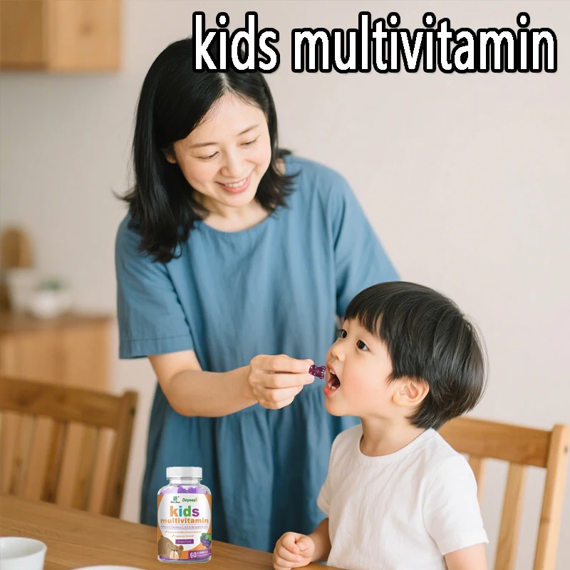 1 bottle of children's multivitamin gummies to supplement nutrition promote growth improve metabolism be a health food
1 bottle of children's multivitamin gummies to supplement nutrition promote growth improve metabolism be a health food