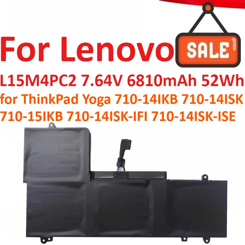 L15M4PC2 7,64 В 6810 мАч 52 Втч аккумулятор для ноутбука Lenovo ThinkPad Yoga 710-14IKB 710-14ISK 710-15IKB 710-14ISK-IFI 710-14ISK-ISE
L15M4PC2 7,64 В 6810 мАч 52 Втч аккумулятор для ноутбука Lenovo ThinkPad Yoga 710-14IKB 710-14ISK 710-15IKB 710-14ISK-IFI 710-14ISK-ISE
