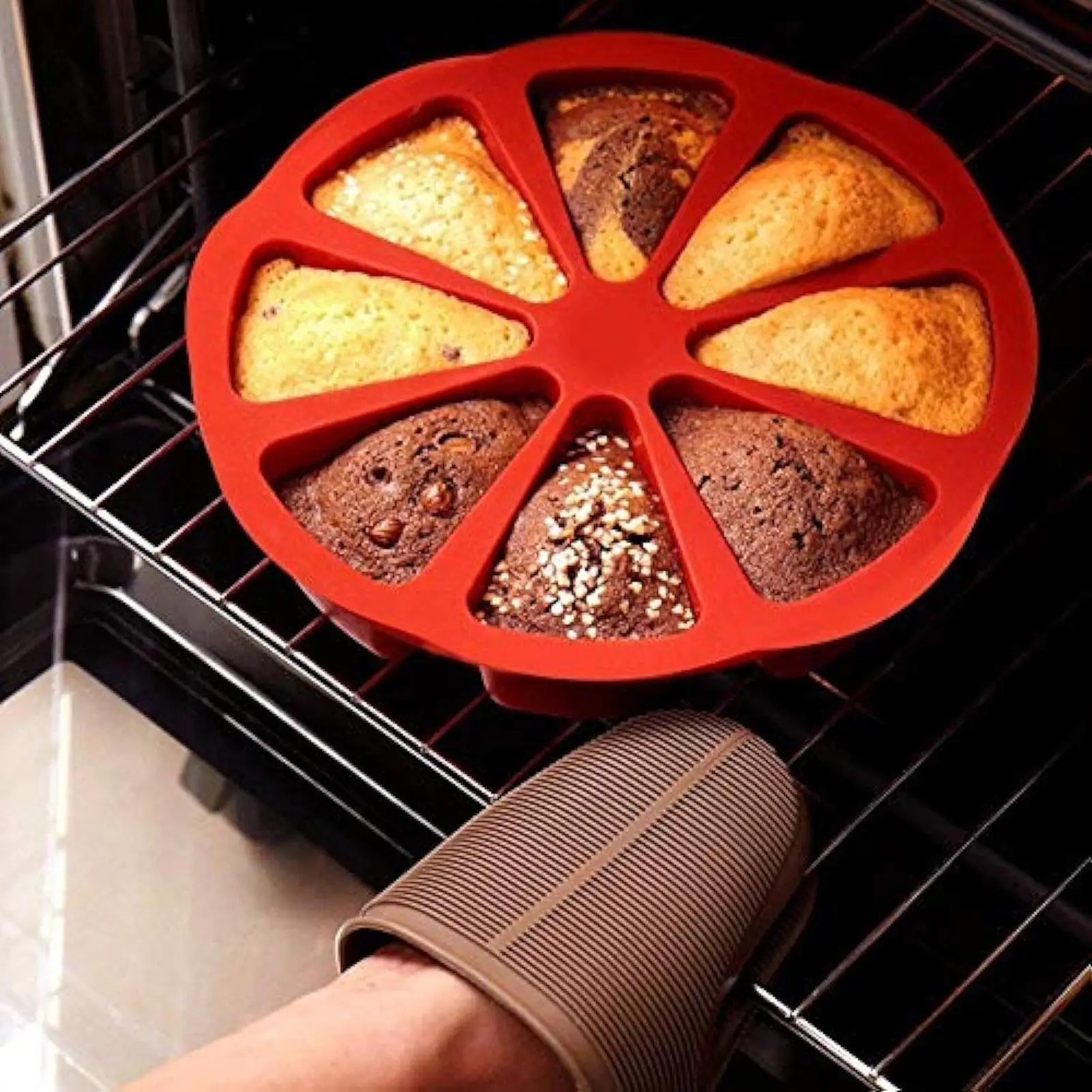 1pc Silicone Cake Mold 8 Holes Orange Shaped Pizza Pan 8 Points Scone DIY Fondant Cake Mold Baking Tools
1pc Silicone Cake Mold 8 Holes Orange Shaped Pizza Pan 8 Points Scone DIY Fondant Cake Mold Baking Tools