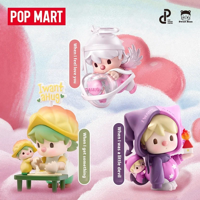 Оригинальный POPMART Sweet Bean I Want A Hug Series слепая коробка Kawaii Hot Mystery Box аниме фигурка украшения подарки на день Святого Валентина
Оригинальный POPMART Sweet Bean I Want A Hug Series слепая коробка Kawaii Hot Mystery Box аниме фигурка украшения подарки на день Святого Валентина