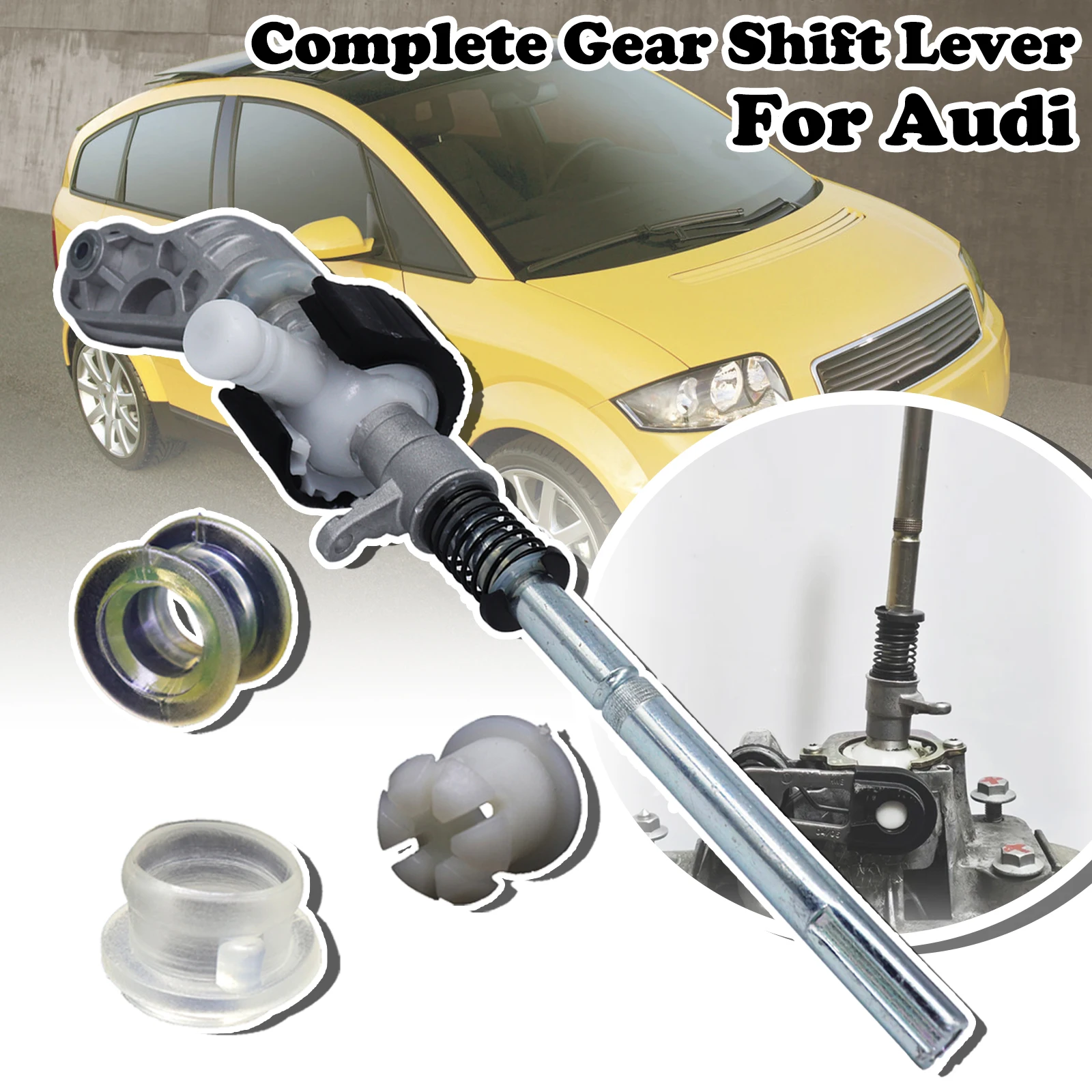 For Audi A2 A3 Gear Shifter Selector Lever Guide Bearing Shell Bushing MT Shifting Issue Fix Linkage End Repair Kit 1J0711112E
For Audi A2 A3 Gear Shifter Selector Lever Guide Bearing Shell Bushing MT Shifting Issue Fix Linkage End Repair Kit 1J0711112E