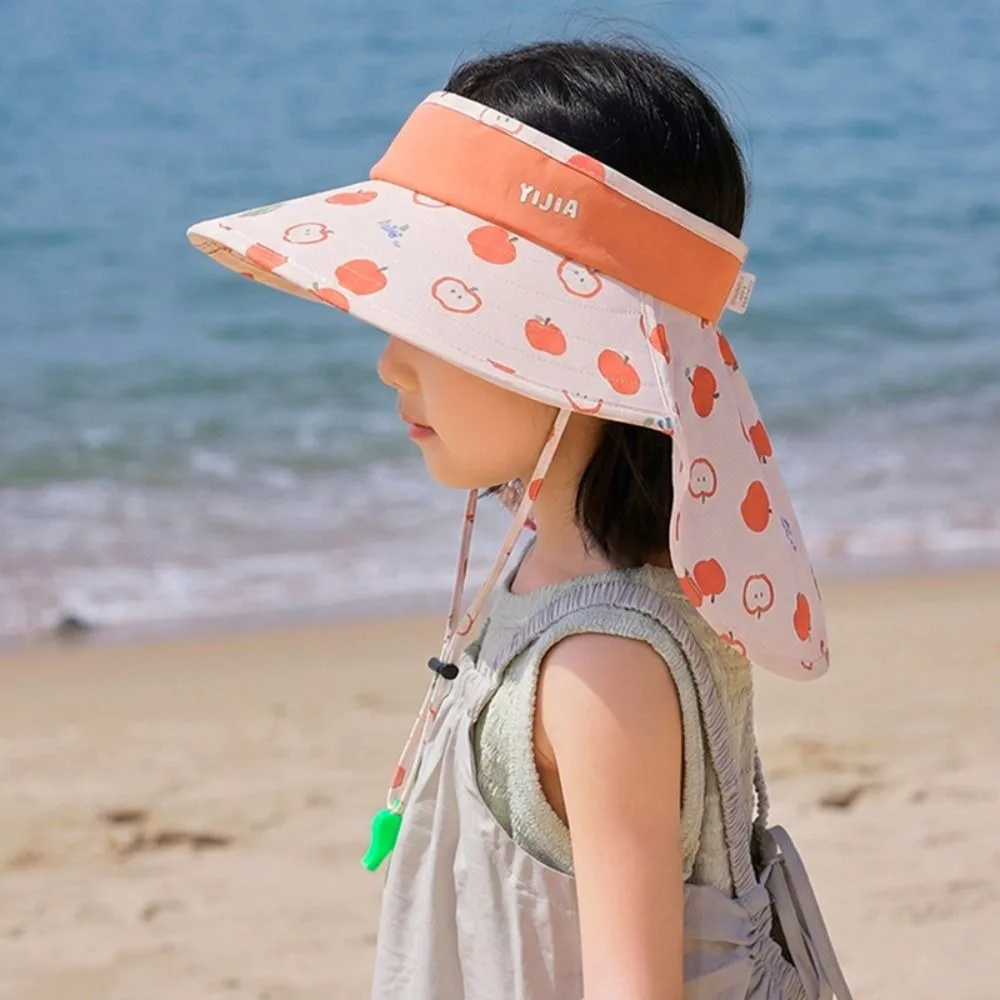 Big Brim Children's Sun Hat Extended Shawl Ice Silk Kids Whistle Sunscreen Hat Breathable Sun Protection Empty Top Cap Summer
Big Brim Children's Sun Hat Extended Shawl Ice Silk Kids Whistle Sunscreen Hat Breathable Sun Protection Empty Top Cap Summer
