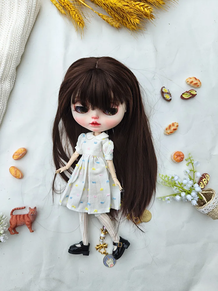 New Blythe Doll clothes casual skirt White dress cute handmade OB22 OB24 AZONE Blythe Doll Accessories Dress blythe clothing
New Blythe Doll clothes casual skirt White dress cute handmade OB22 OB24 AZONE Blythe Doll Accessories Dress blythe clothing
