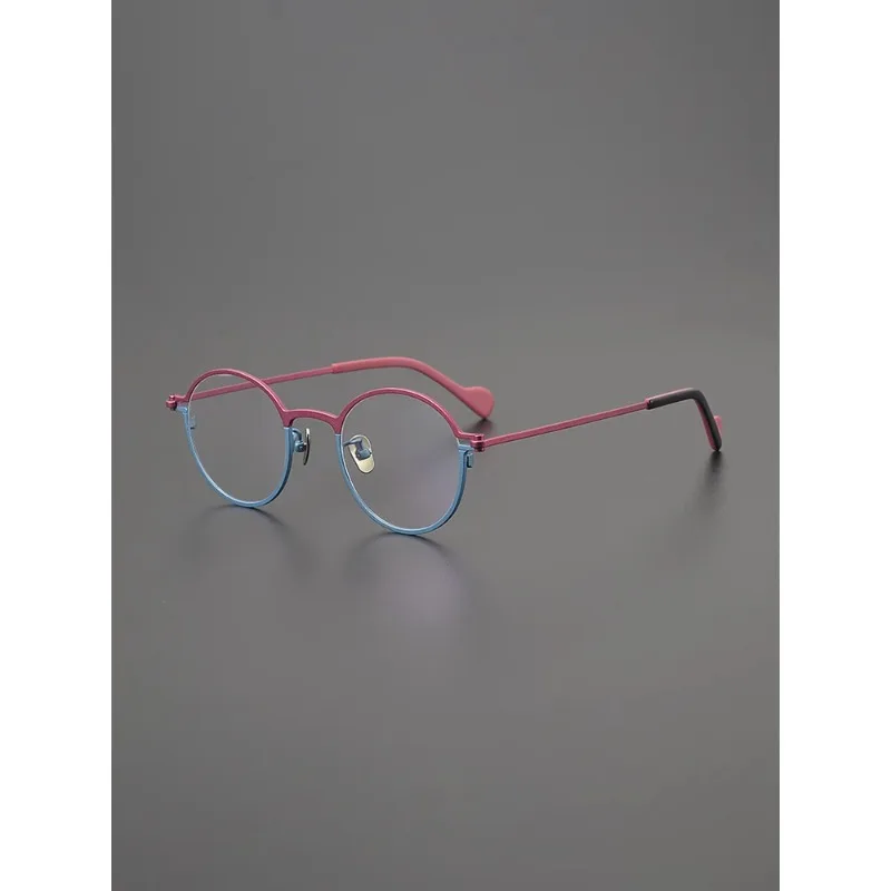2025 Niche Small Round-framed Glasses Frame, Artistic, Ultra-light Titanium, Anti-blue Light for Both Men and Women with Myopia
2025 Niche Small Round-framed Glasses Frame, Artistic, Ultra-light Titanium, Anti-blue Light for Both Men and Women with Myopia