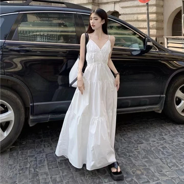 Fairy Dress, Camisole Dress, Beach Vacation Women Look Slim, Summer Dress, Niche Temperament, Long Dress
Fairy Dress, Camisole Dress, Beach Vacation Women Look Slim, Summer Dress, Niche Temperament, Long Dress